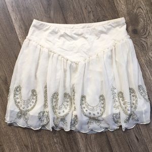 Free people embellished skirt